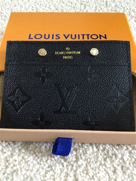 louis vuitton card holder damen|louis vuitton empreinte card holder.